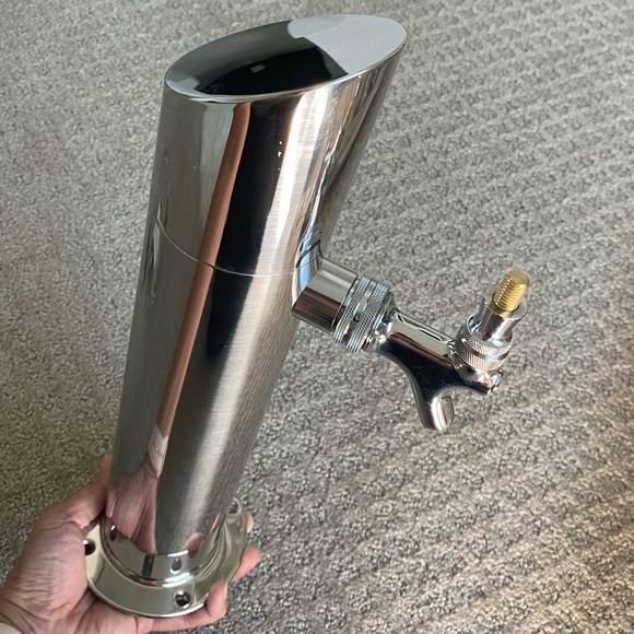 Sale Slanted Top Beer Towers Taps 3” Column for Countertop - Picture 3 of 15